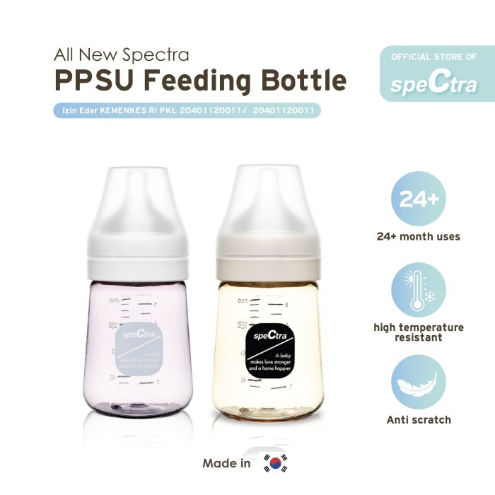 Spectra - Baby Bottle PPSU 160ml Wide Neck
