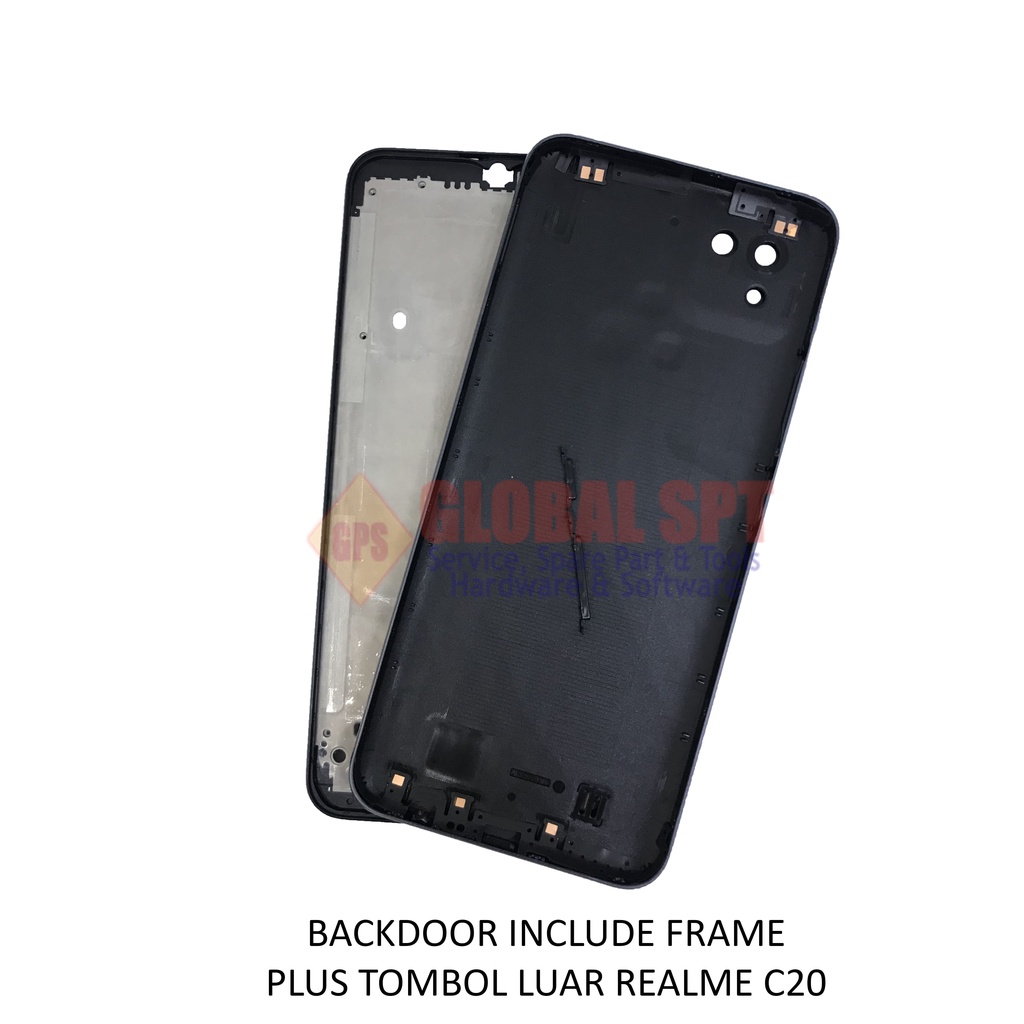 BACKDOOR REALME C20 INCLUDE FRAME / BACK COVER / TUTUP BELAKANG