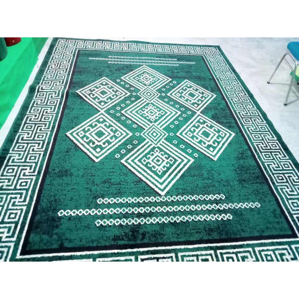Karpet Rumah Murah - Momento 11843 - Warna : Hijau  - Ukuran 230 x 310