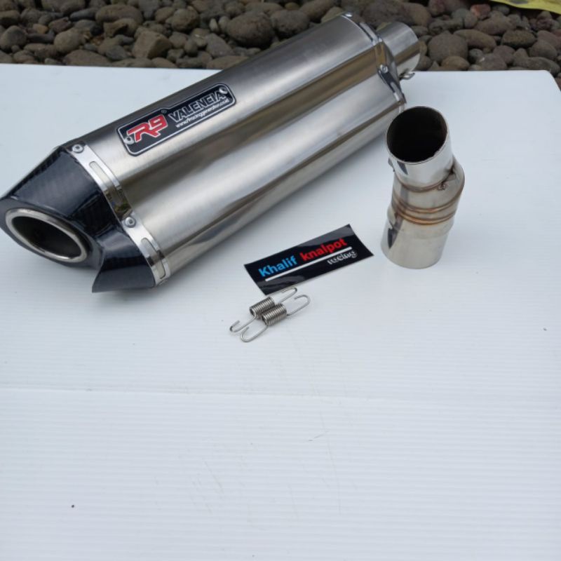 silincer slip on knalpot racing R9 valencia ninja 250fi ninja 250 karbu ninja 250 new r25 z250 mt25