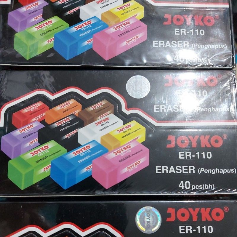 

penghapus pencil joyko er-110 (harga 1pack 40 pcs)