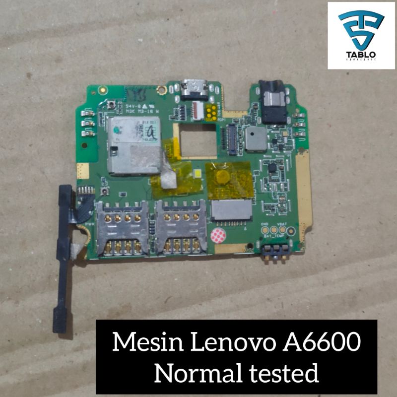 Mesin Lenovo a6600 Normal
