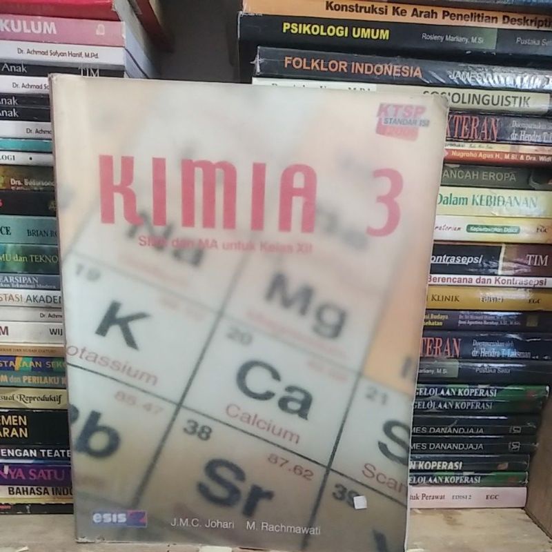 kimia untuk SMA kelas 12 KTSP 2006