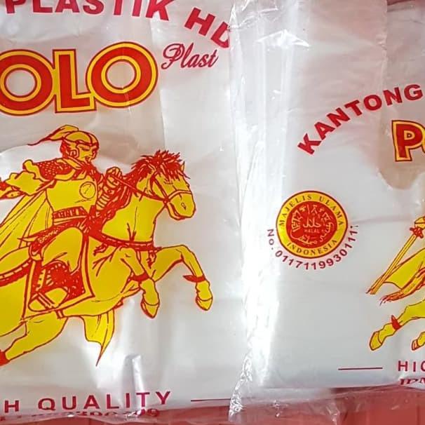 

PAKET ISI 5 Kantong Plastik HD Polo - Kresek Bening - Plastik uk 15 24