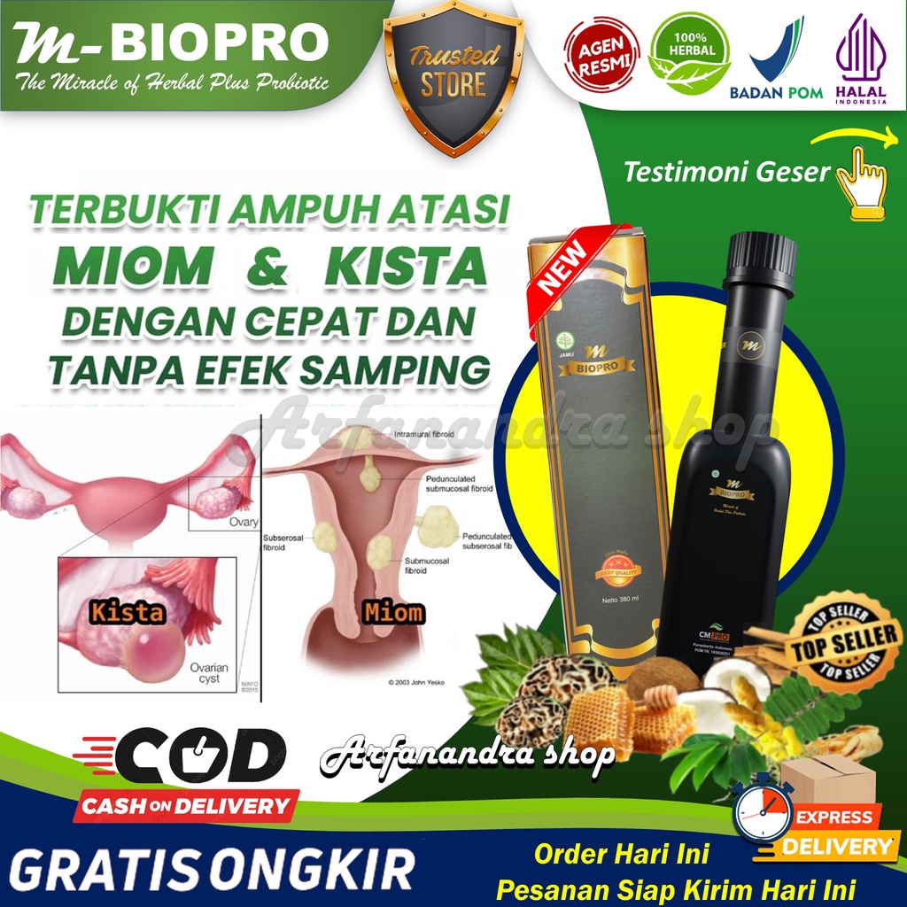BEST SELLER M BIOPRO Obat Herbal Ampuh Miom Kista Tanpa Efek Samping m-biopro asli m biopro ori