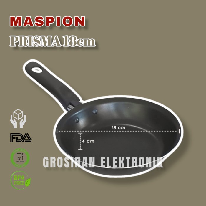Maspion Fry Pan 20Cm Prisma Teflon Pan Penggorengan Egg Pan