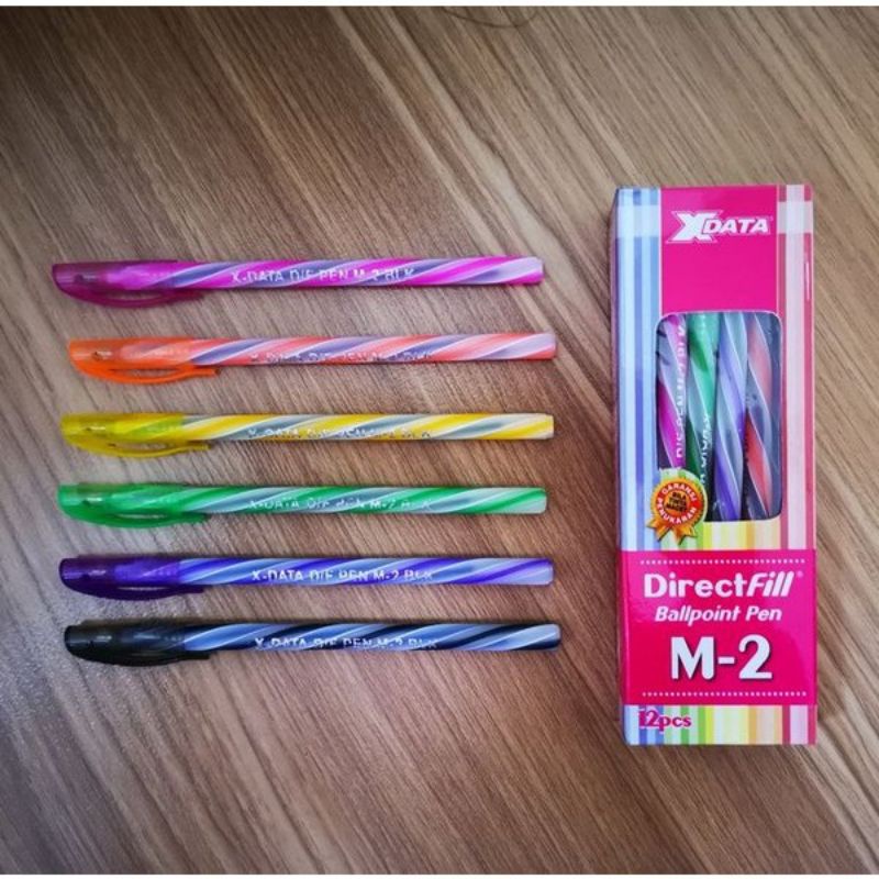 

Bolpoint Pen Xdata M-1 Isi 12Pcs/Pulpen Xdata 1pack