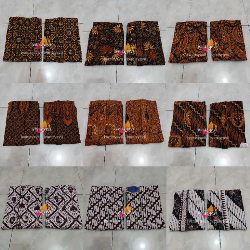 Jarik Polos Instan Cewek Cowok / Tinggal Pakai | Motif Lengkap