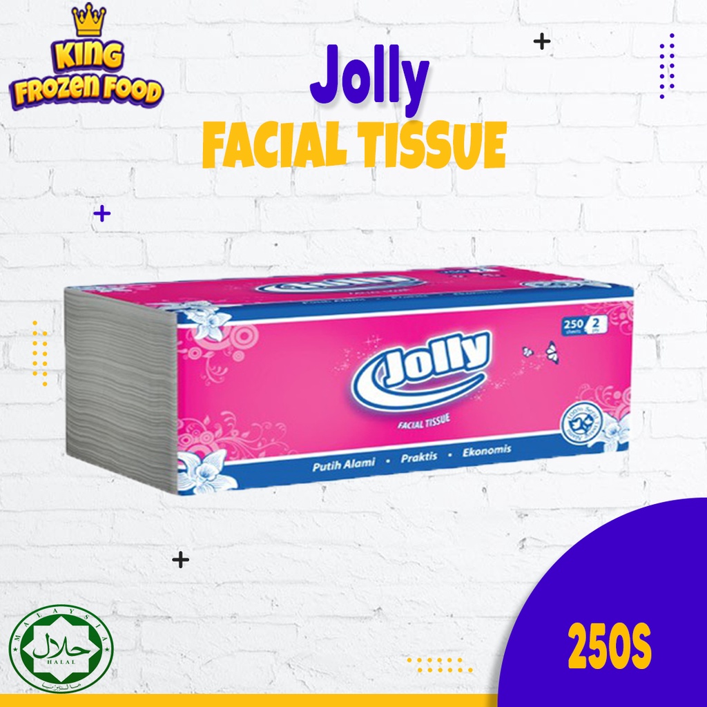 JOLLY Facial Tissue [250 Sheets/ 2 Ply]
