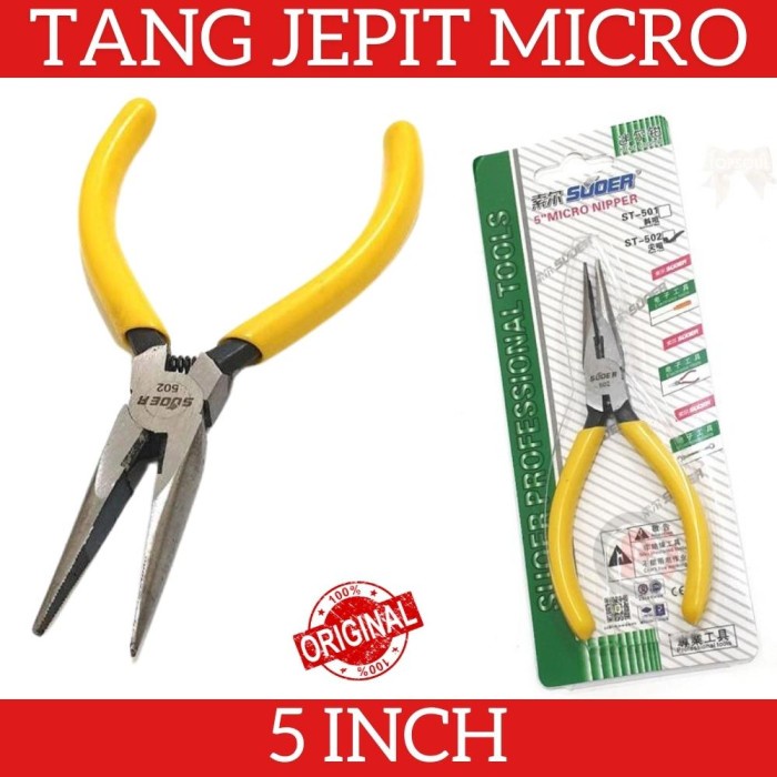 Tang Jepit Mini Kecil Ukuran 5 Inch