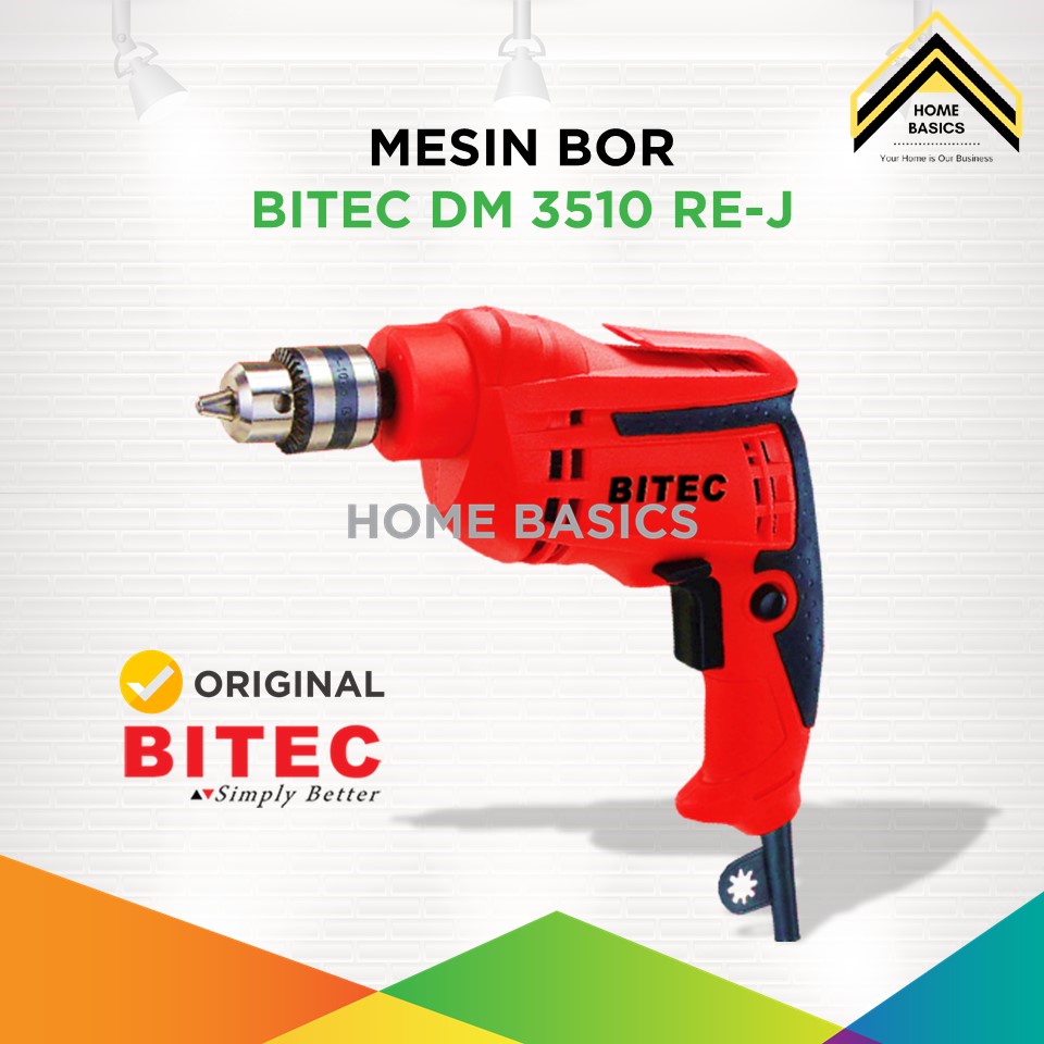 Mesin Bor 10 mm Bitec DM 3510 RE-J