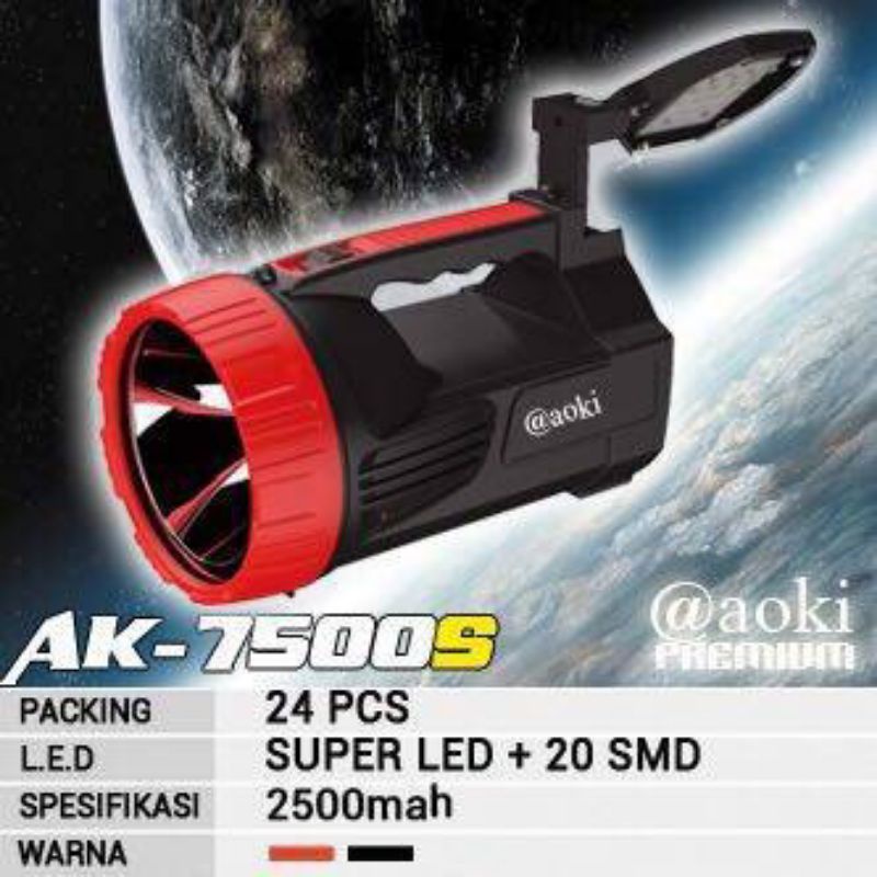 Senter Aoki Ak7500s 7watt