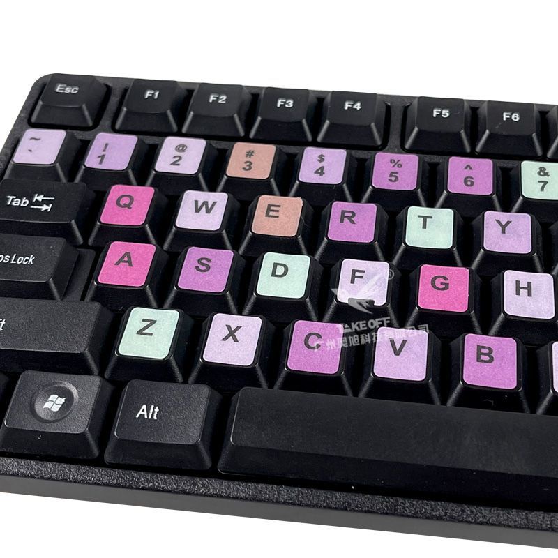 Stiker Film Perbaikan Keyboard Laptop / Komputer Warna Macaron Frosted