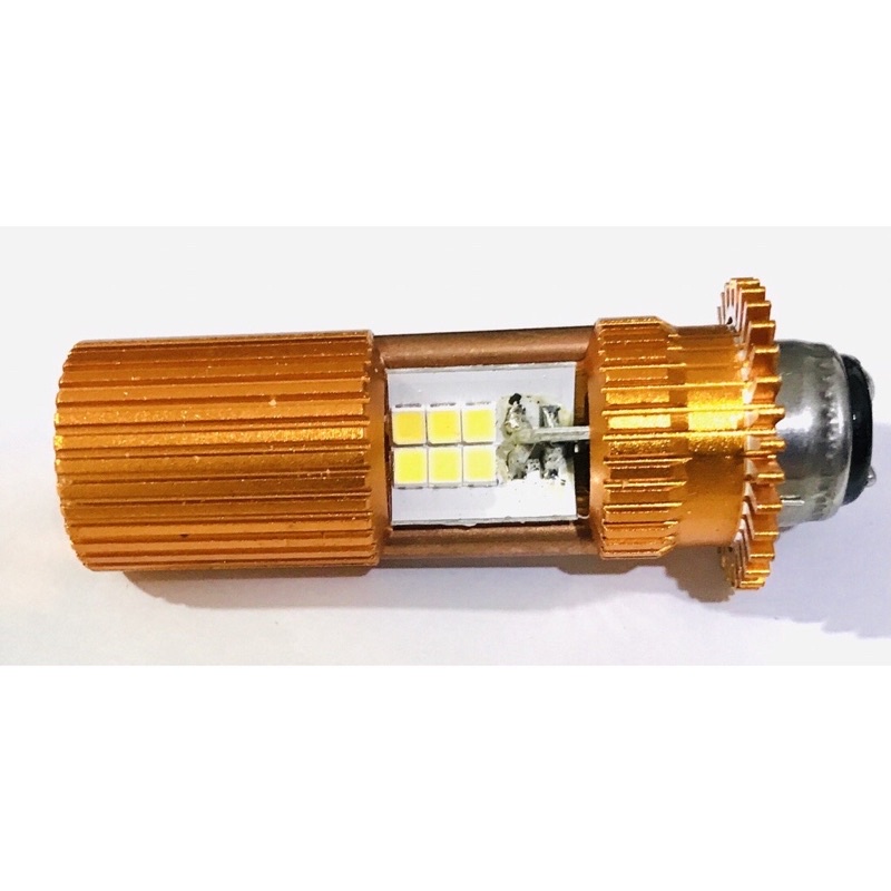 BOHLAM LED H6 LED 12 mata bohlam lampu depan LED