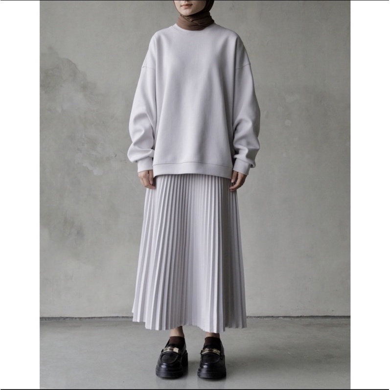 Saba Modest Danbowl Sunray Skirt “Grey”