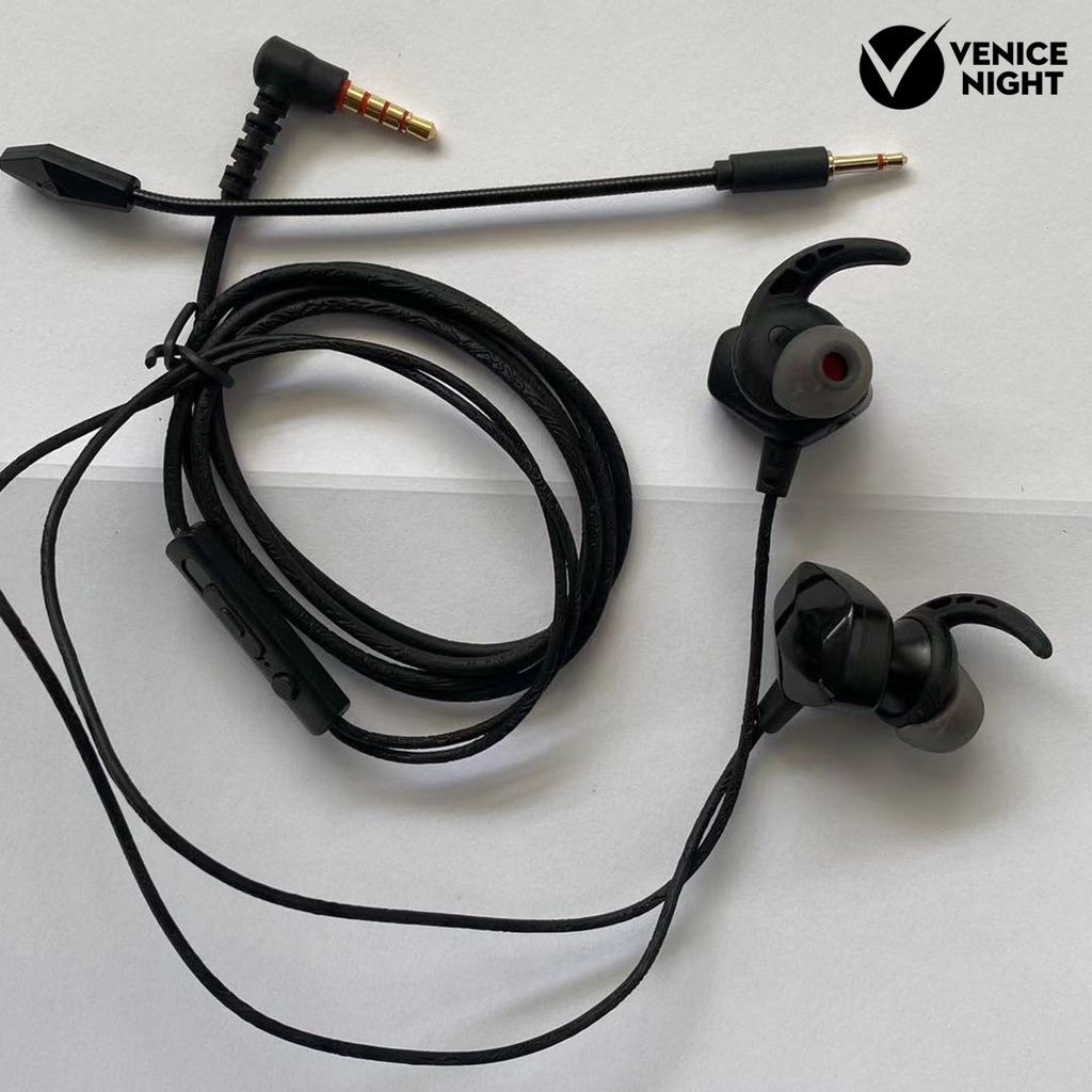 (VNEP) (Berkabel) GM 007 Universal Earphone dengan Mikrofon In-ear Earbuds untuk Gaming