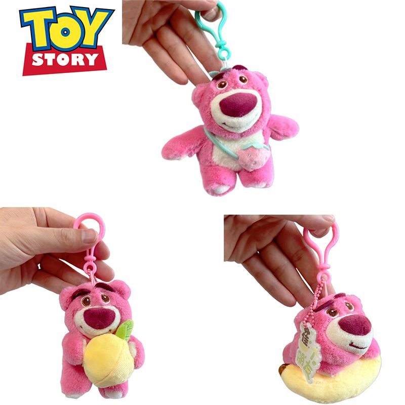 Adorable 3.9in Toy Story Manyo Plush Bear Boneka Gantungan Kunci Hadiah Anak Xmas