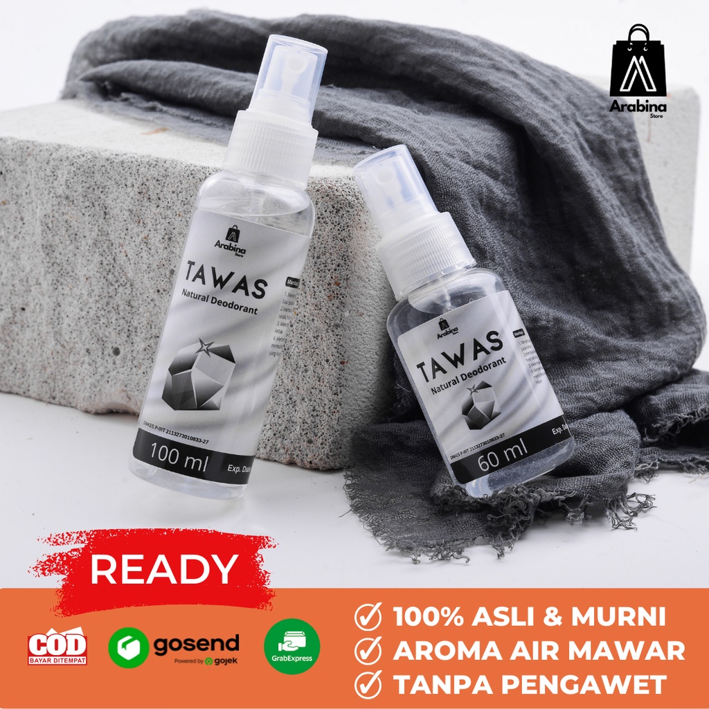 Tawas Spray Natural Deodorant Deodoran Non Alkohol
