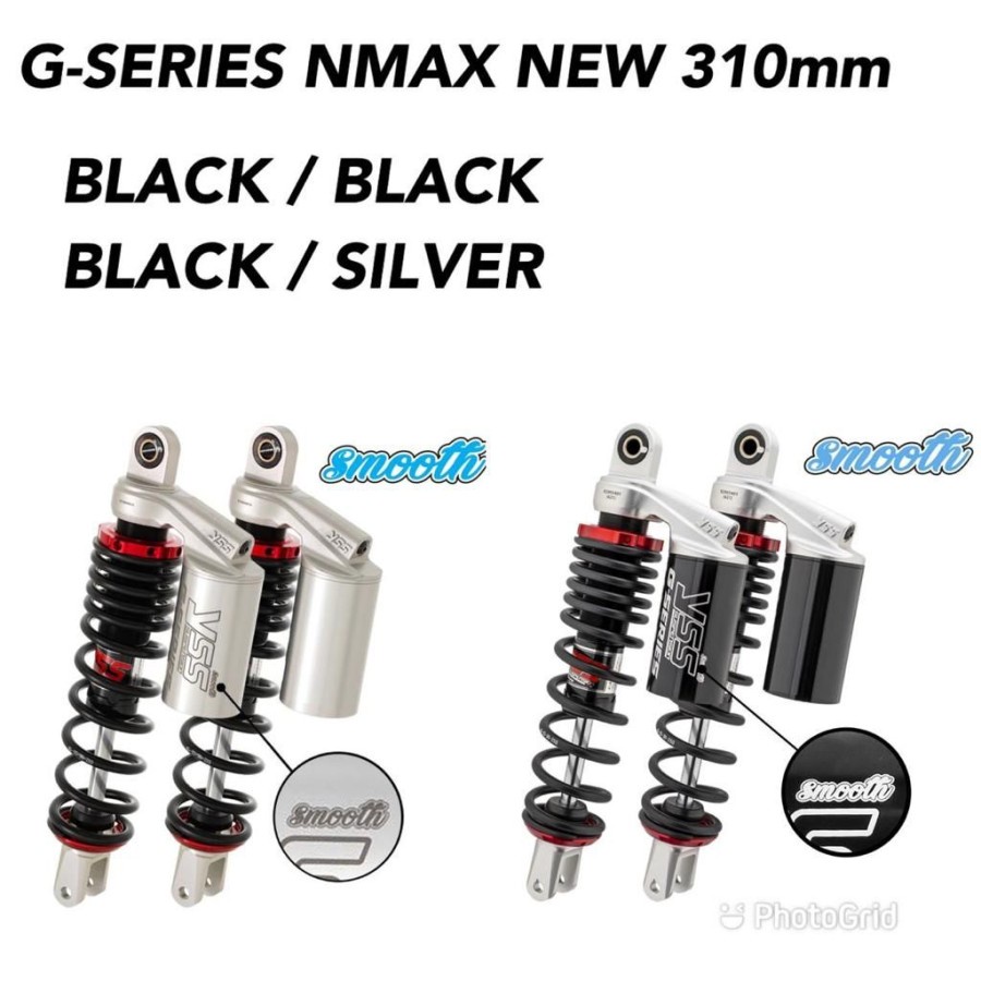 SHOCK YSS Dual Shock G-Plus Smooth For Yamaha New Nmax Aerox