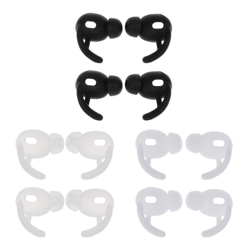 Bt 2pasang Bantalan Telinga Silikon Lembut Eartips Earphone Silicone Case ear Hook In-ear Earbuds Untuk3 Earphone