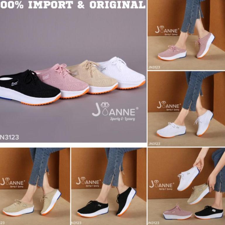 Y93B RESTOCK [ORIGINAL] JOANNE Casual Slop Sneakers Shoes Sepatu Wanita #JN3123 TQR