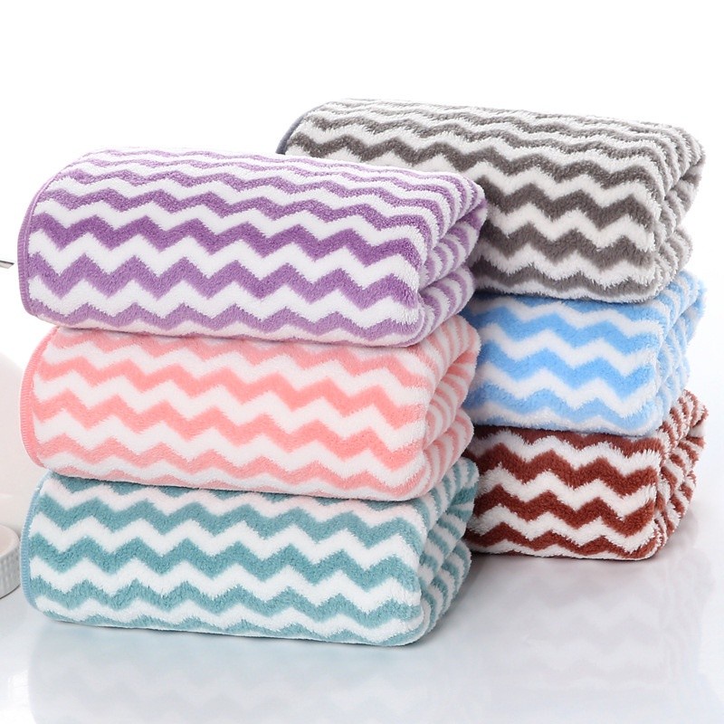 LT- ZIG ZAG Handuk Mandi Towel Microfiber ZigZag PREMIUM SULTAN SERAP AIR