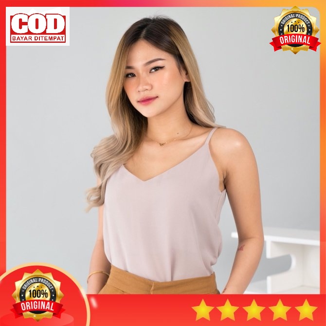 Tengtop Luna Basic Tank Top Premium Quality Tangtop Wanita Korea Sexy Jumbo Polos Tali Kecil Terbaru