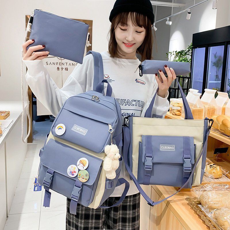 TAS RANSEL KOREA IMPORT TERBARU E6788 TAS RANSEL 4IN1 TERLARIS