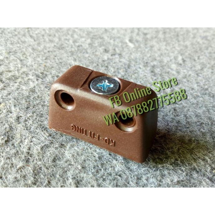 

Trapes Trafex Traves COKLAT Plastik MURAH Klem Lemari Bongkar Pasang stock ready