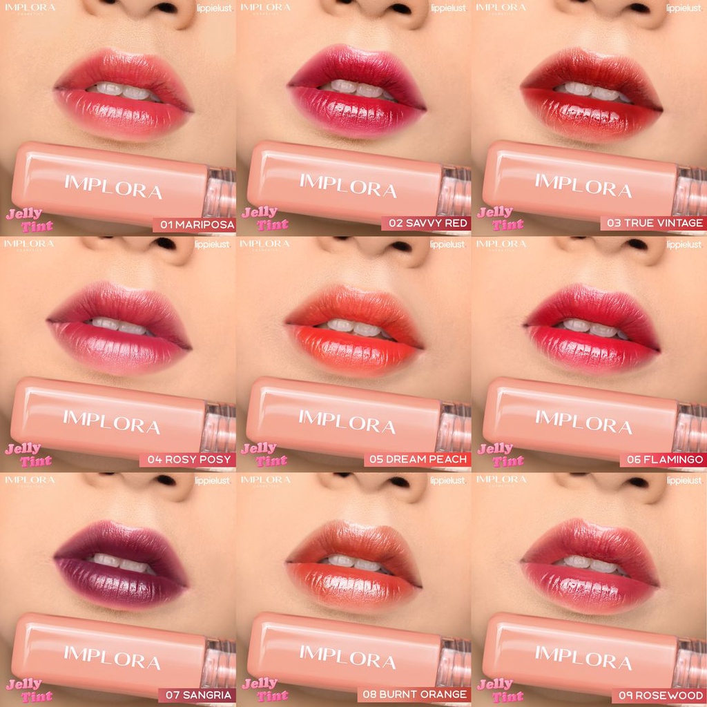 IMPLORA LIPTINT AND CHEEK ORIGINAL - SUDAH BPOM - LIP TINT VITAMIN C | IMPLORA JELLY TINT
