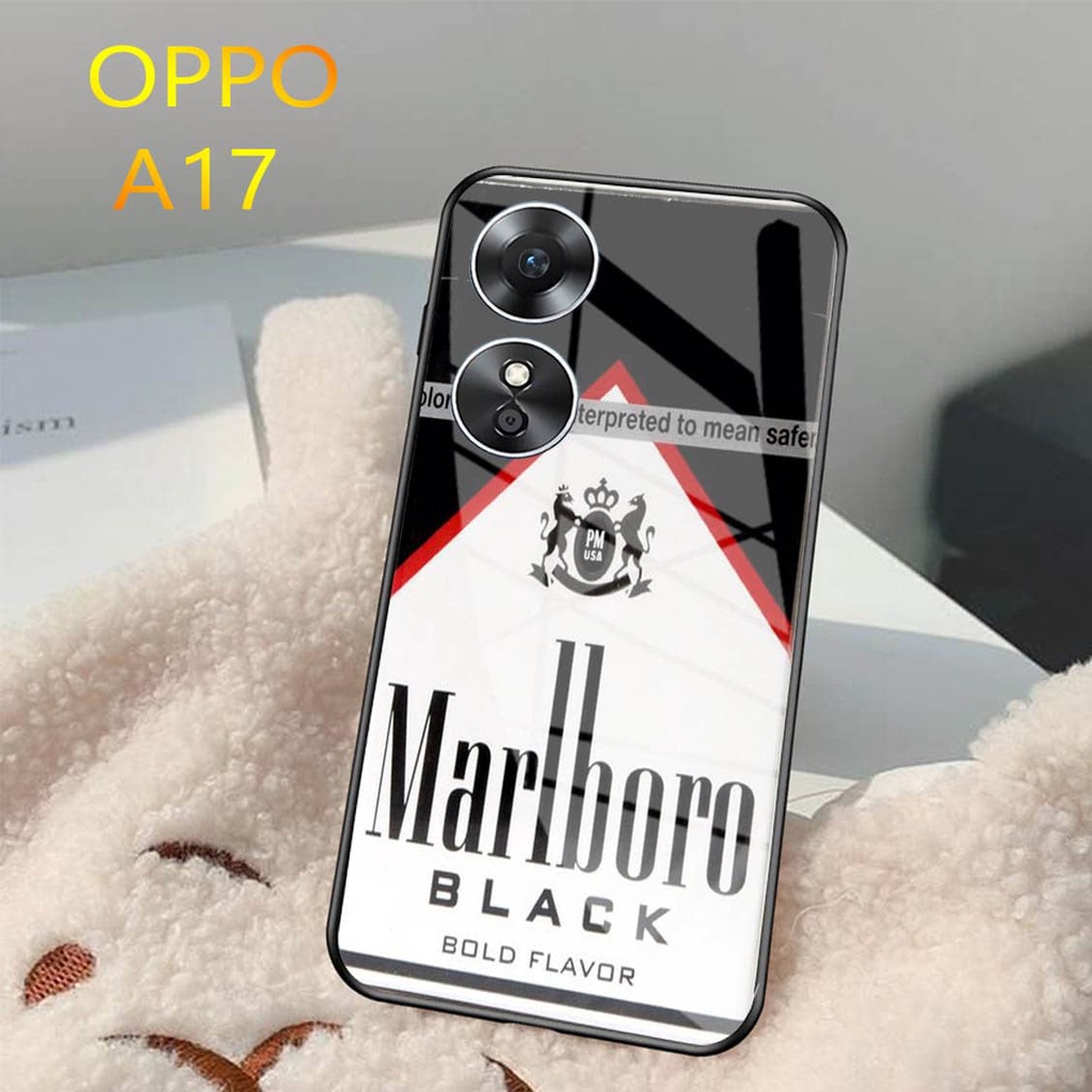 Softcase Glass Kaca OPPO A17 2022 - Casing HP OPPO A17 2022 [ S63 ].