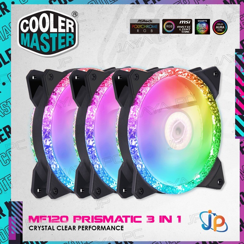 Cooler Master MasterFan MF120 Prismatic ARGB - Fan Casing 12cm 3 in 1