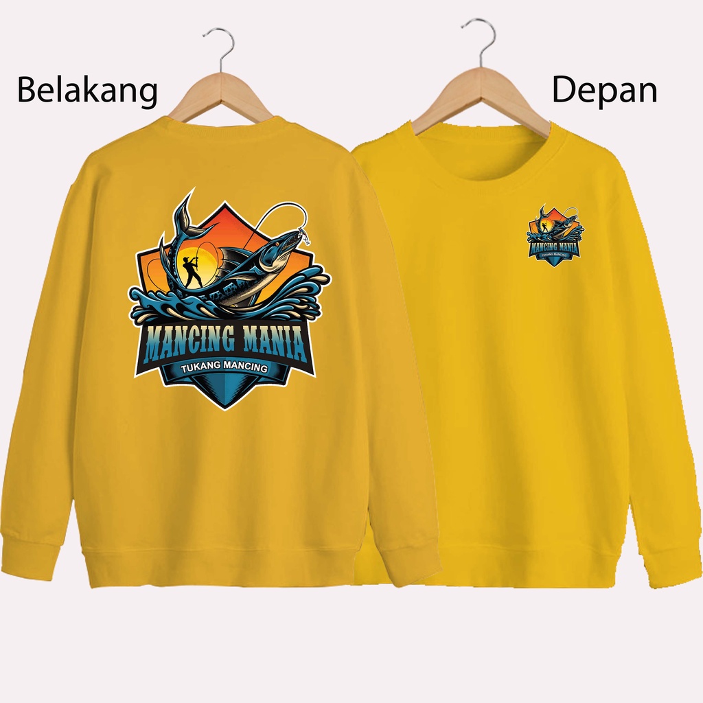 SWEATER UNISEX DB MANCING MANIA PRIA DAN WANITA  SWEATER JUMBO