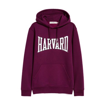 Hoodie H&amp;M Harvard Maroon Original Sweater Hoodie pria wanita HnM Harvard