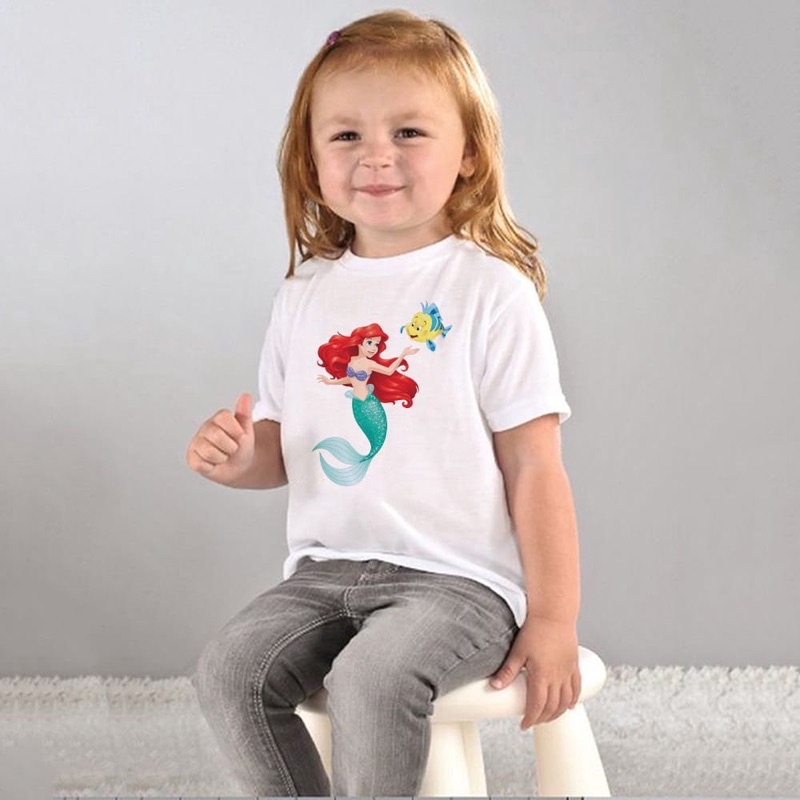 kaos anak/dewasa/ couple/ birthday /mermaid &ikan