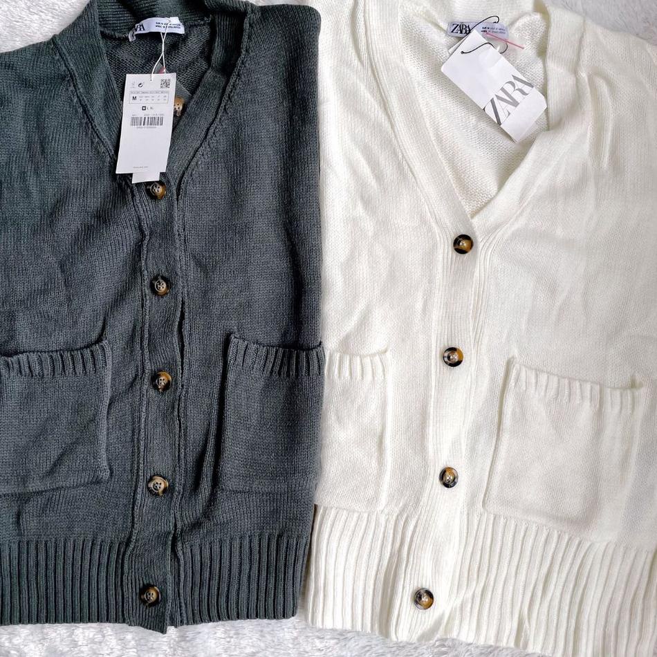 RESTOCK ZARA Knit Cashmere Cardigan - Outer Atasan Wanita original ✮ 888