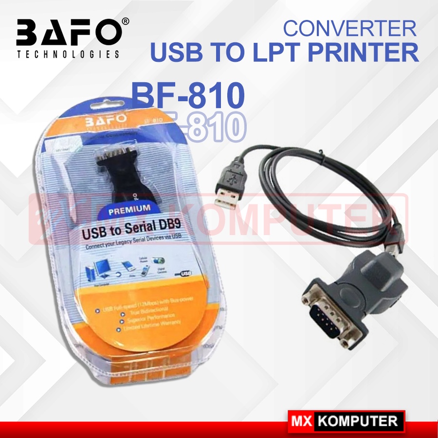 Jual Converter USB to Serial DB9 BAFO BF810 Shopee Indonesia