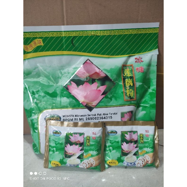 

Monsta Minuman Serbuk Bubuk Tepung Pati Akar Teratai Instan Sachet 30gr