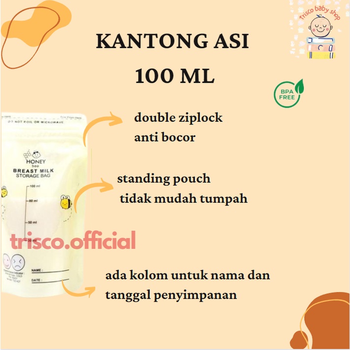 KANTONG ASI BREASTMILK 100 ML JOMBANG