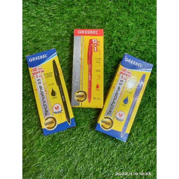 

PULPEN GREEBEL /TIZO SG09 WARNA HITAM PER LUSIN