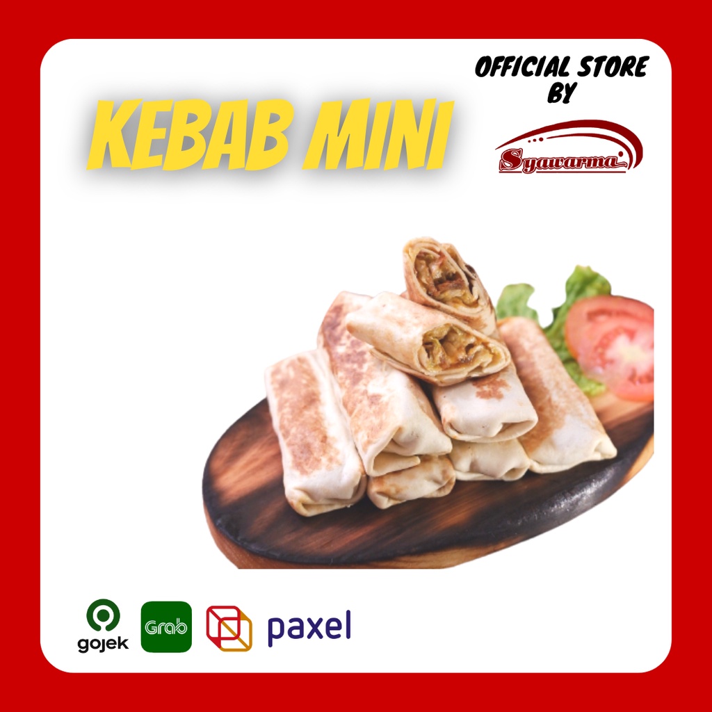 

Kebab Turki Mini Frozen Daging Sapi Premium Halal Syawarma isi 10pcs