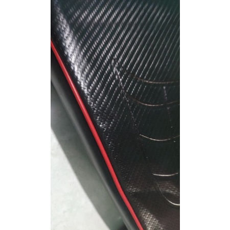 Kulit jok motor pres tanduk jahit lis