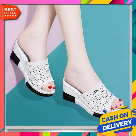 0 Us 74 Sandal Wedges Laser Untuk Wanita