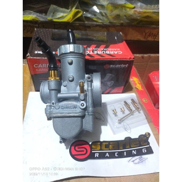KARBU KARBURASI KARBURATOR PE 28 SCARLET PE 24-PE 26 ASLI SCARLET