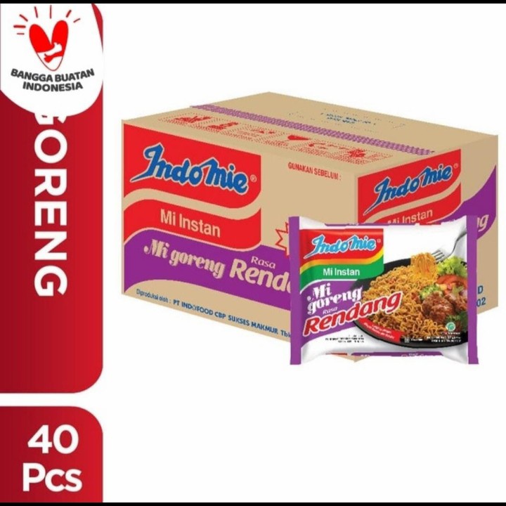 

Indomie goreng rendang | mie isntan goreng rendang - 1 dus ( 40 pcs)