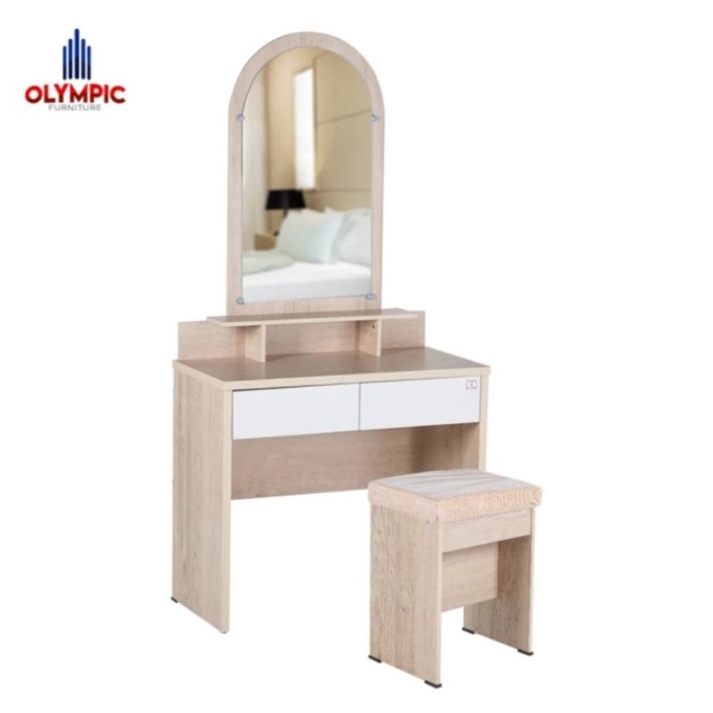 paket kamar Serena 01 lemari baju meja rias rak tv OLYMPIC RUSSELL