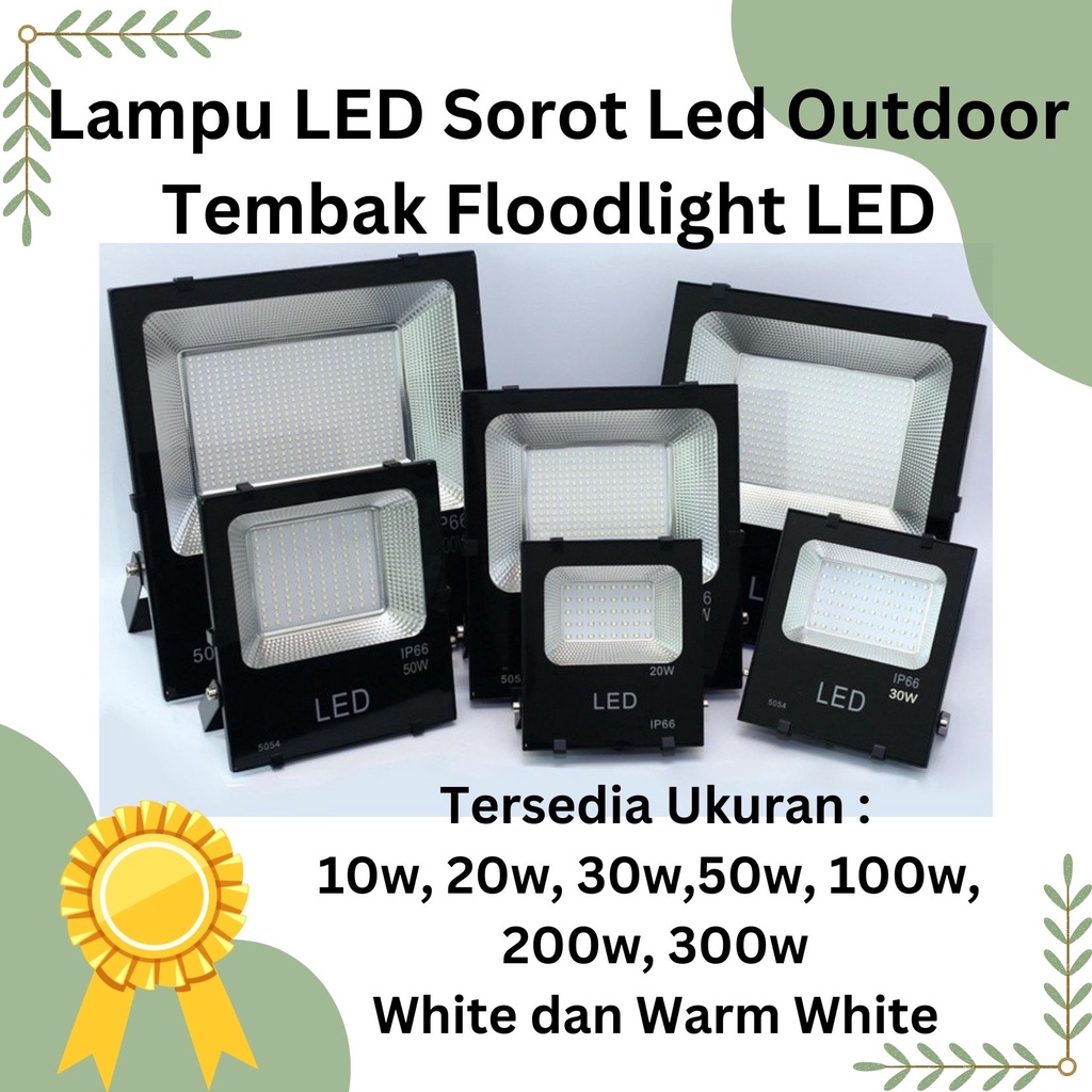 Lampu led sorot led outdoor taman tembak floodlight led