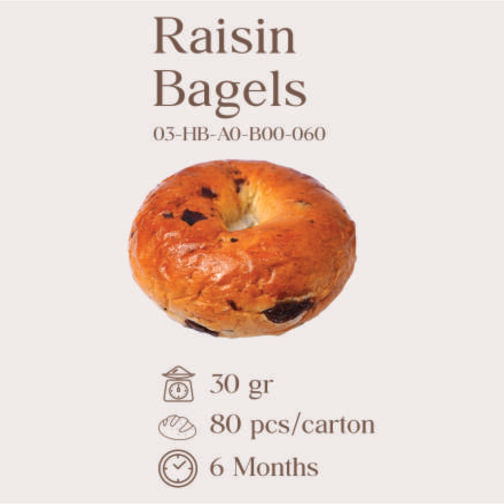 

RAISIN BAGEL FRESH/READY-TO-EAT (KARTON)