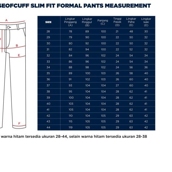 houseofcuff Celana Bahan Kerja Pria Formal Slim Fit coklat trouser - 28