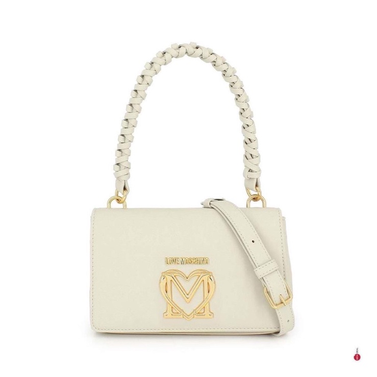 LOVE MOSCHINO - Handbag - Cream White / Tas Wanita Love Moschino Handbag Cream White